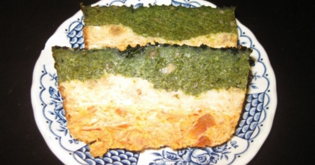 מאפה תרד ועגבניות