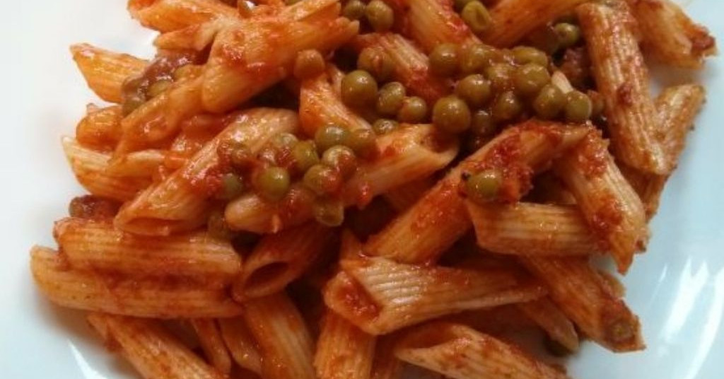 פסטה עם אפונה