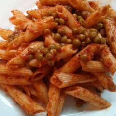 פסטה עם אפונה