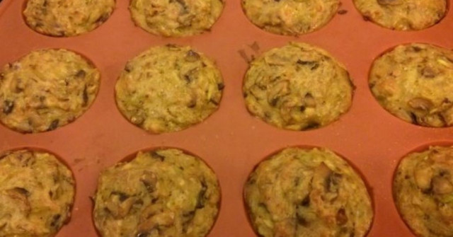 מאפינס קישואים ופטריות