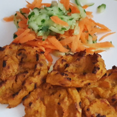 לביבות בטטה ואדממה בתנור