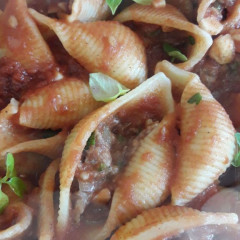 קונכיות פסטה במילוי בשר