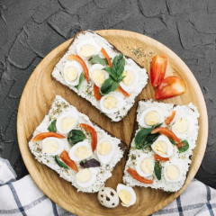 סנדוויץ ביצה קשה