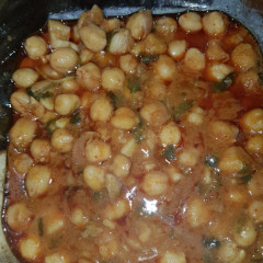 גרגרי חומוס מבושל