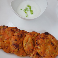 לביבות זוקיני ובטטה בתנור