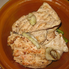 חזה עוף על האש