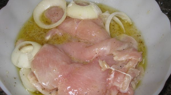 חזה עוף על האש