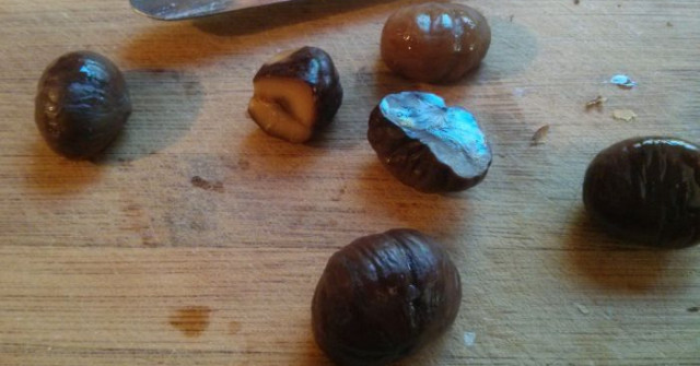 פירה עם ערמונים