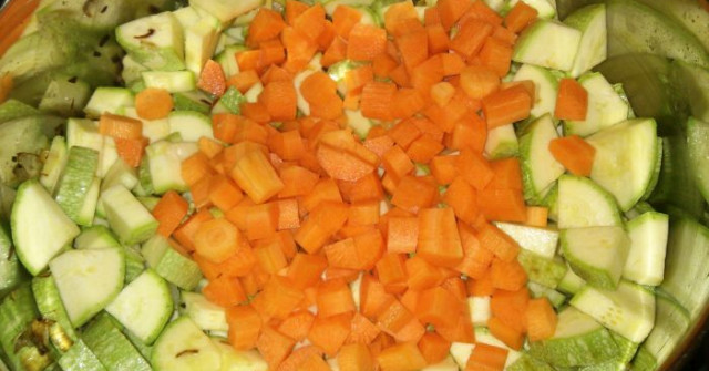 קישואים, גזר ובורגול