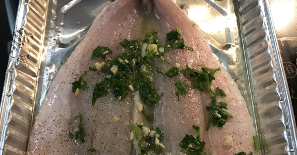 דג לברק בתנור