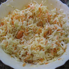 סלט כרוב וגזר