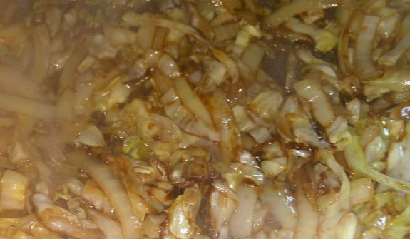 שווארמה פרגית ברוטב טריאקי וכרוב