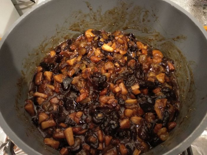 פודינג פירות יבשים