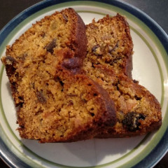 עוגת פודינג פירות יבשים