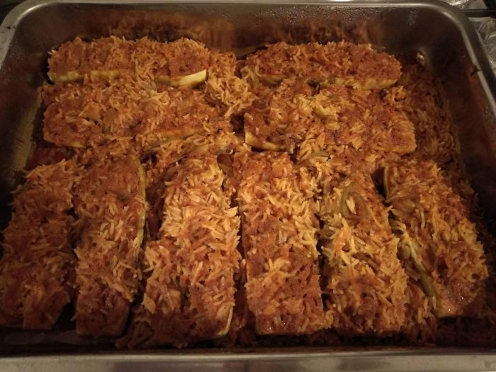 קישואים ממולאים באורז