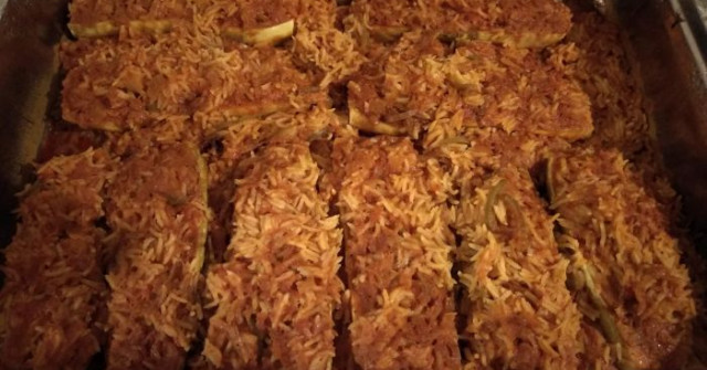 קישואים ממולאים באורז