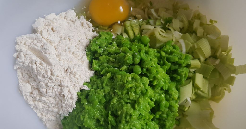 קציצות כרישה ואפונה