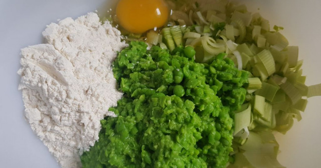 קציצות כרישה ואפונה