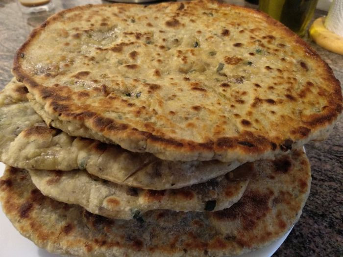 פיתות זוקיני במחבת