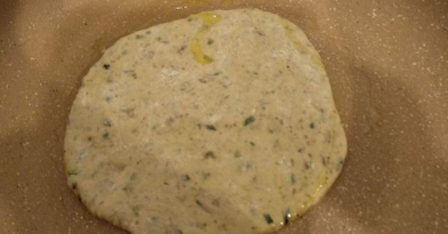 פיתות זוקיני במחבת