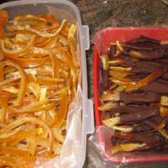 קליפות תפוז מסוכרות