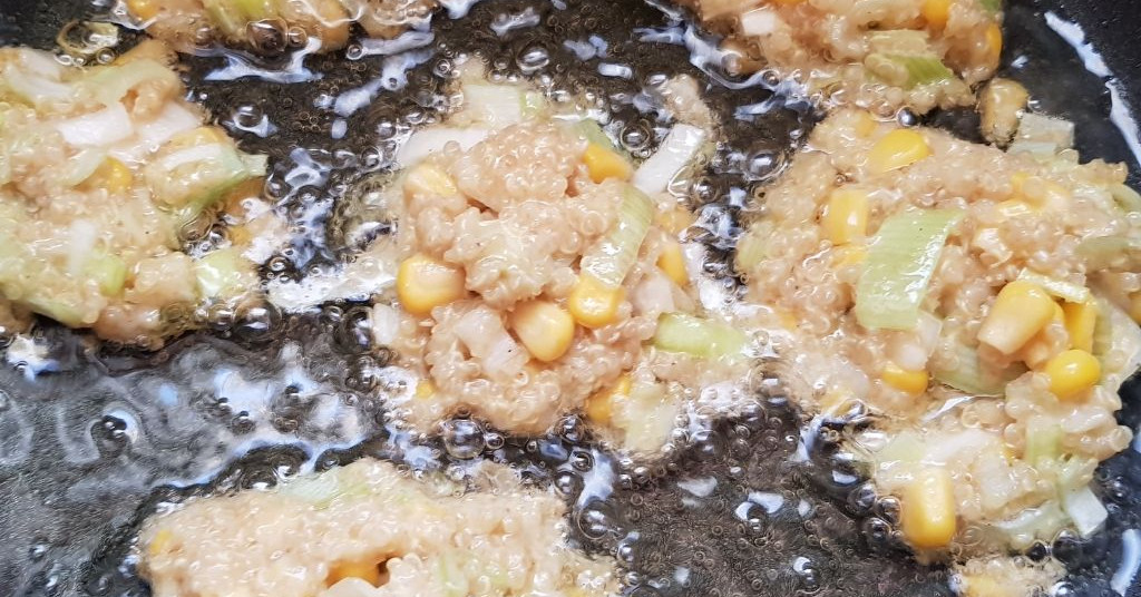 קציצות קינואה ותירס