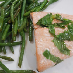 דג סלמון בתנור