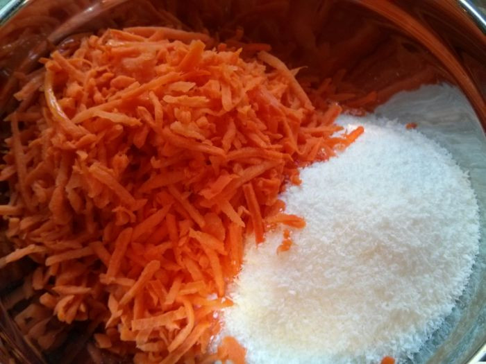 עוגת גזר וקוקוס