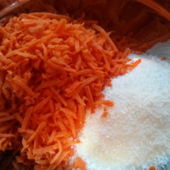 עוגת גזר וקוקוס