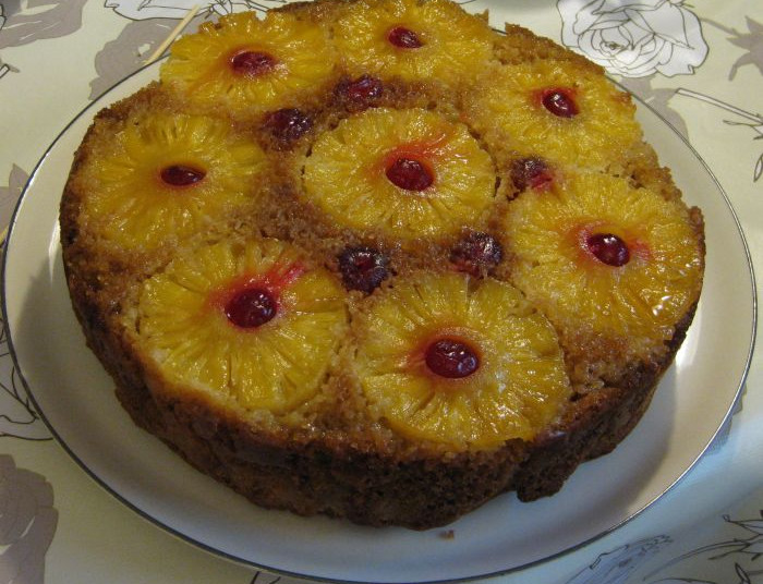 עוגת אננס הפוכה