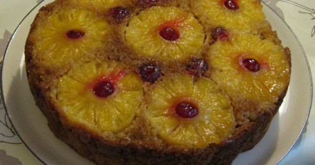 עוגת אננס הפוכה