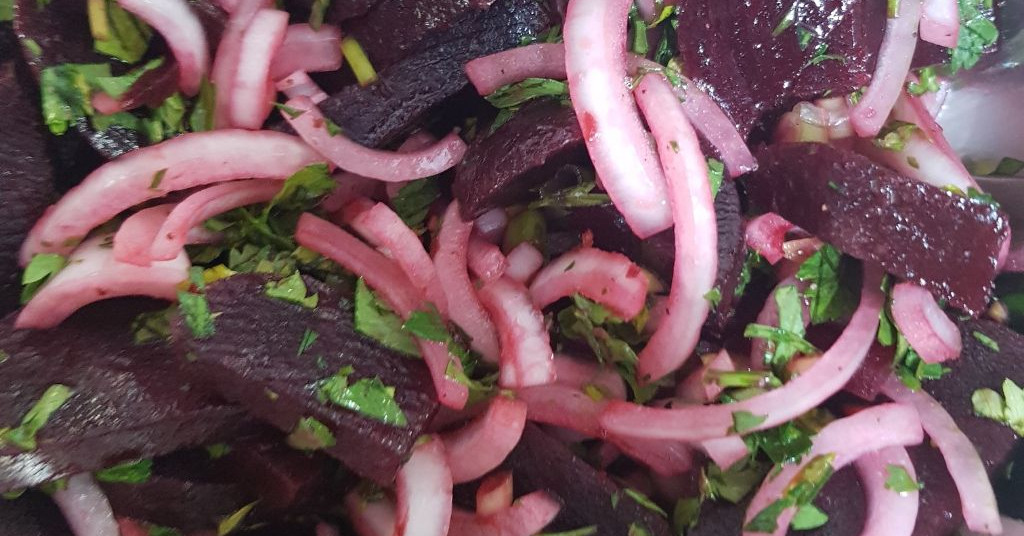 סלט סלק מבושל