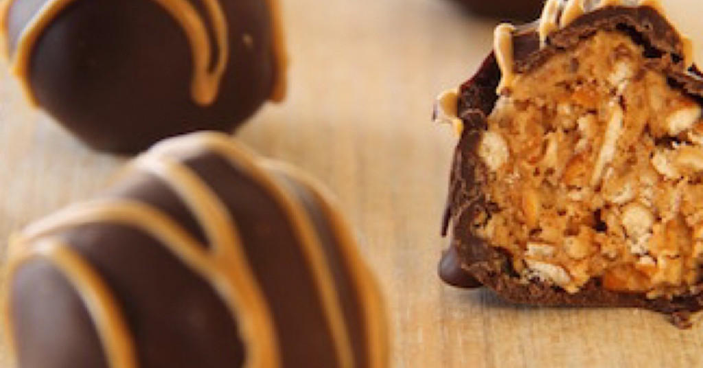 טראפלס חמאת בוטנים ושוקולד