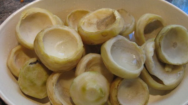 תחתיות ארטישוק ממולאות בבורגול וירקות