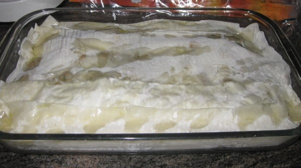 בצק פילו ממולא בבשר טחון