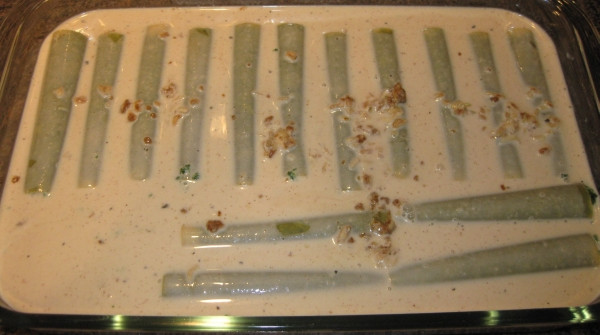 קנלוני ממולא תרד וריקוטה