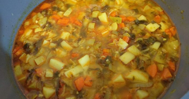 מרק חאמוֹד מהמטבח הסורי