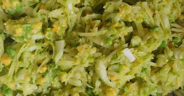 לביבות תפוחי אדמה תירס ואפונה