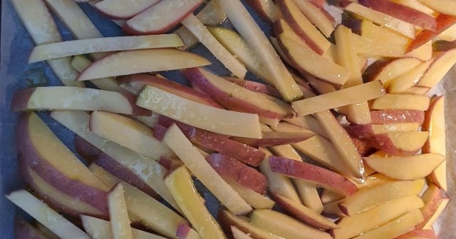 ציפס אפוי אחד אחד