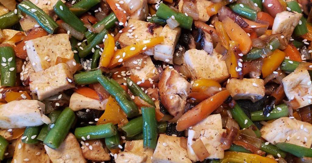 טופו מוקפץ עם ירקות