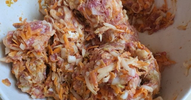 קציצות בשר וירקות