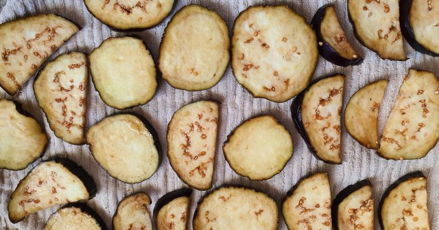 חצילים מטוגנים