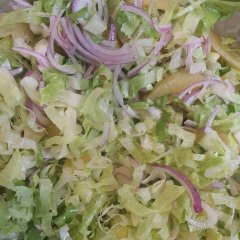 סלט חסה ותפוז