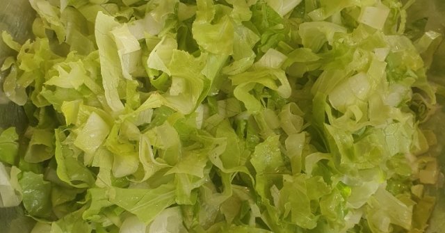 סלט חסה ותפוז