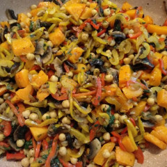 תבשיל דלעת וחומוס מהמטבח הארמני