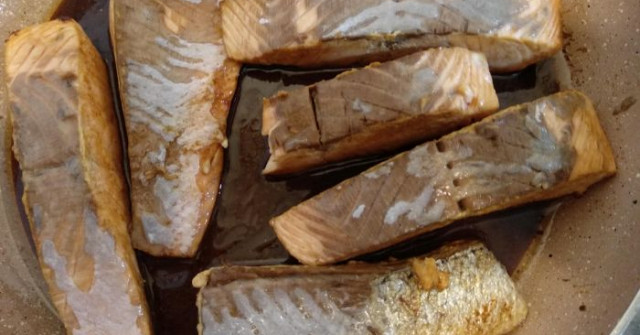 סלמון ברוטב מיסו