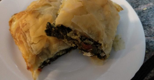 ספנקופיטה - מאפה תרד מהמטבח היווני