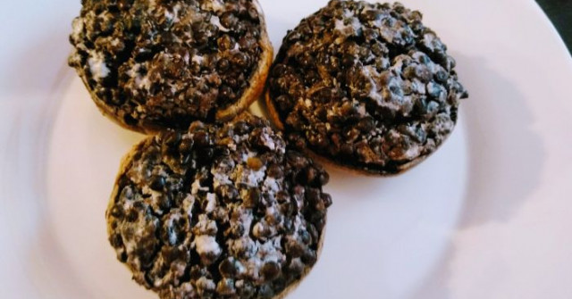 פטריות ממולאות בעדשים