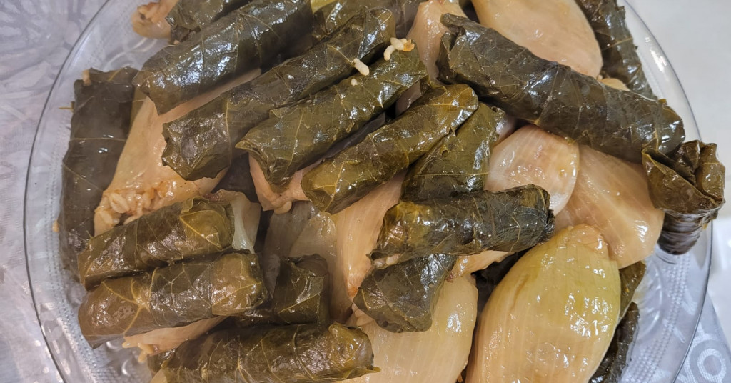 עלי גפן ממולאים (יפרח)