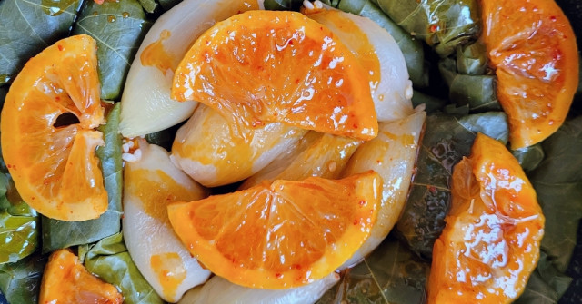 עלי גפן ממולאים (יפרח)